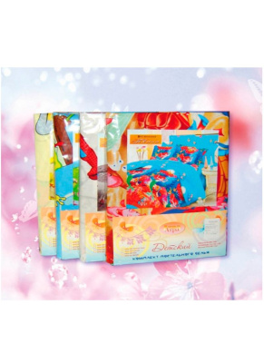 Детские КПБ из набивной бязи с рисунком